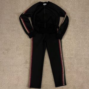 Pam & Gela Swarovski Crystal Rainbow Tracksuit